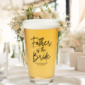 Verre Père de la mariée Mariage personnalisé