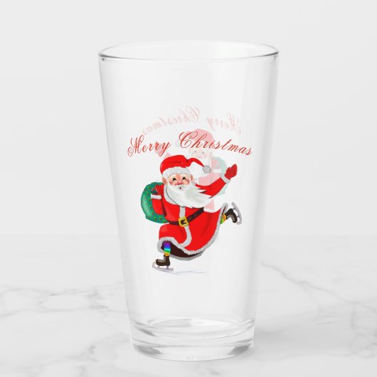 Verre Père Noël (Dos)
