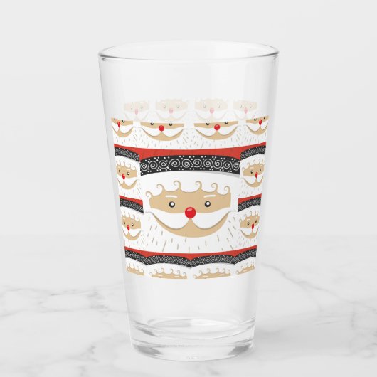Verre Père Noël 027 (Devant)