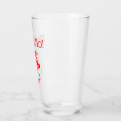 Verre Père Noël Christmas Ho, Ho, Ho ! Red (Gauche)