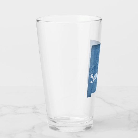 Verre Père Noël Fe Nouveau Mexique Grain de bois (Droite)