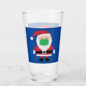 Verre Père Noël masqué (Dos)