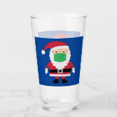 Verre Père Noël masqué (Devant)