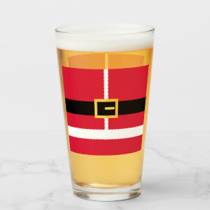 Verre Père Noël minimaliste de Noël