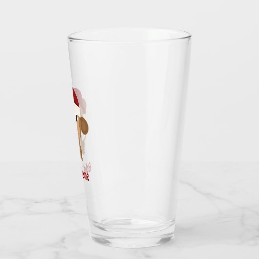 Verre Père Noël Monkey (Gauche)