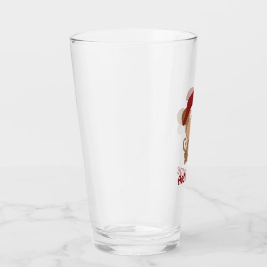 Verre Père Noël Monkey (Droite)