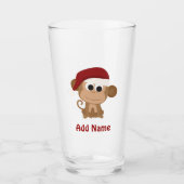 Verre Père Noël Monkey (Devant)