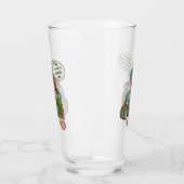 Verre Père Noël Naughty Pass Personnaliser le nom Noël (Gauche)