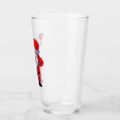 Verre Père Noël Rock (Gauche)