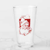 Verre Père Noël vintage (Dos)