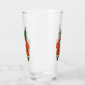 Verre Père Noël vue de devant Joyeux Noël (Droite)