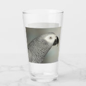 Verre Perroquet gris d'Afrique (Dos)