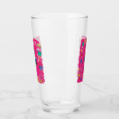 VERRE PERROQUETS D'ANNIVERSAIRE (Gauche)