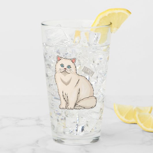 Verre Persian cat (Dos glace)
