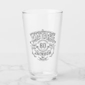 Verre Personalized Any Age Vintage Aged To Perfection (Devant)