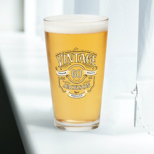 Verre Personalized Any Age Vintage Aged To Perfection