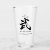 Verre Personalized BUSHIDO 武 Kanji Beer Mug (Dos)