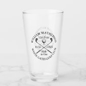 Verre Personalized Golf Hole in One Modern Classic (Devant)