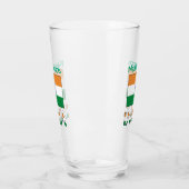 Verre Personalized India Flag Two‑Sided Design (Gauche)