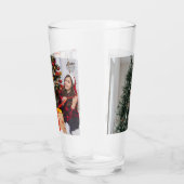 Verre Personalized Two Sided Family Christmas Photo  (Droite)