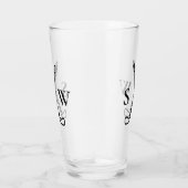 Verre Personnalisé Créer Votre Propre Thème De Golf Mono (Droite)