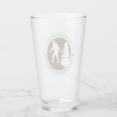 Verre Personnalisé Funny Sasquatch Emplacement et recher (Dos)