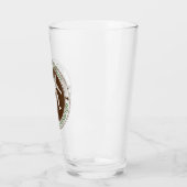 Verre Personnalisé Funny Sasquatch Emplacement et recher (Gauche)