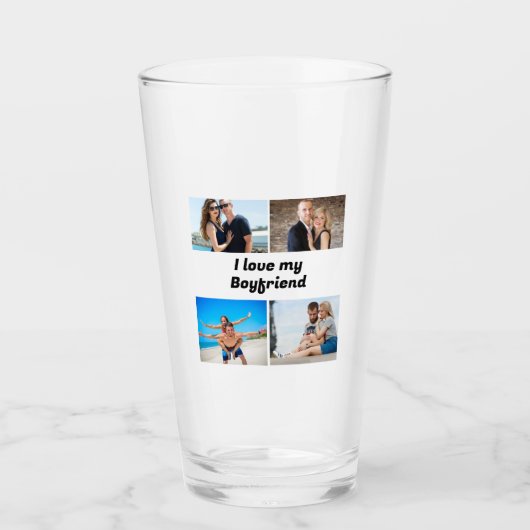 Verre Personnalisé J'aime ma Girami 4 photo (Devant)