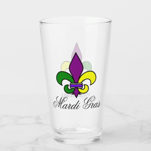 Verre Personnalisé Mardi Gras (Dos)
