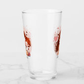 Verre Personnalisé mignon Red Haired Mère et fille (Gauche)