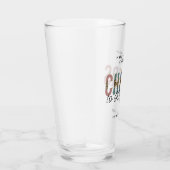 Verre Personnalisé Moderne 60e Anniversaire Leopard Typo (Droite)