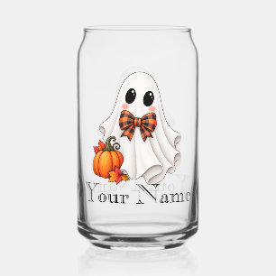 Verre personnalisé pour garçon fantôme mignon pour
