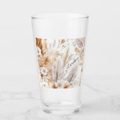 Verre Personnalisé Rustique moderne Fleur sauvage de Boh (Devant)