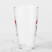 Verre Personnalisé Visage bébé Père Noël Chapeau Photo d (Gauche)