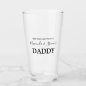 Verre Personnalisée cette bière appartient à (Devant)