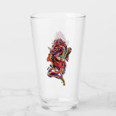 Verre personnaliser d'art chinois multicolore Rainbow Dr (Dos)