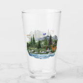 Verre Personnaliser Mountain High Wildlife (Devant)