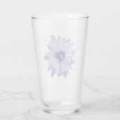 Verre pétale bleu tordu (Dos)