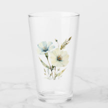 Pétales Murmurants : Douce Fleur Bleue et Crème
