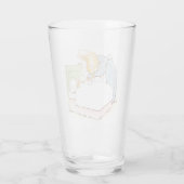 Verre Peter Rabbit au lit (Être nourri par sa mère) (Dos)