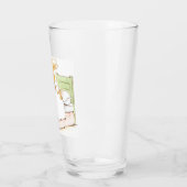 Verre Peter Rabbit au lit (Être nourri par sa mère) (Gauche)