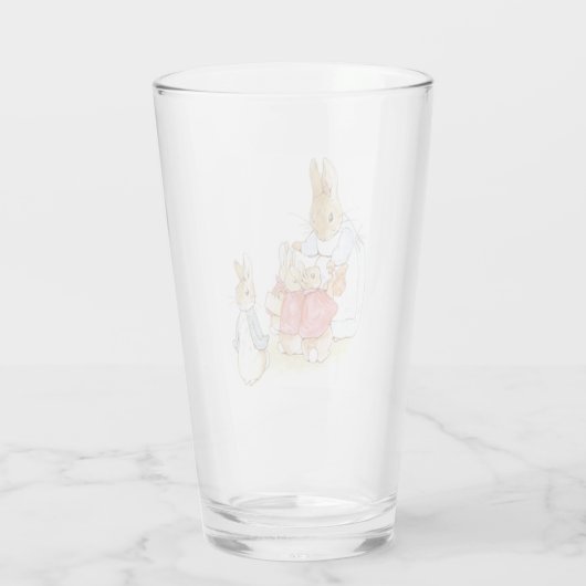 Verre Peter Rabbit et ses soeurs (par Beatrix Potter) (Dos)