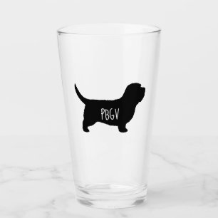 Verre Petit Basset Griffon Vendeen Silhouette PBGV