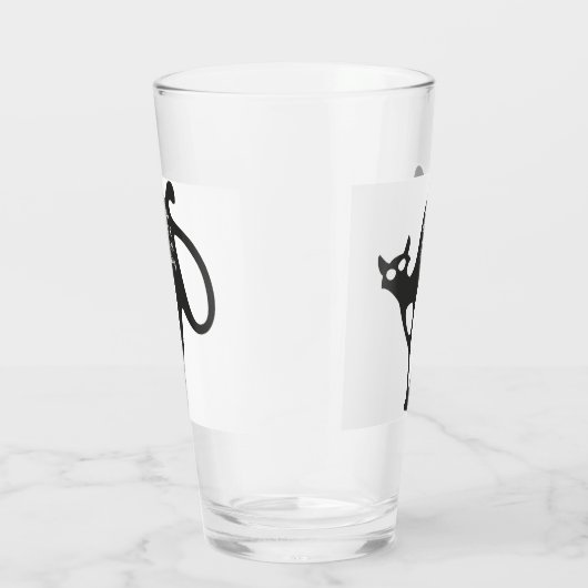 Verre Petit chat noir (Droite)