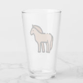 Verre Petit Cheval (Dos)