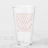 Verre Petite fille en rose (Dos)