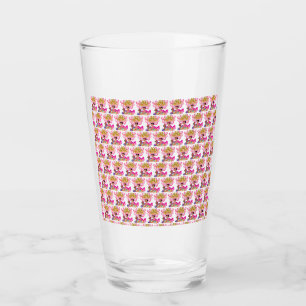 Verre Petite fille en rose