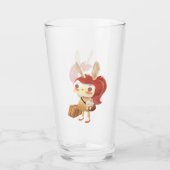 Verre Petite fille perdue dans la forêt (Devant)