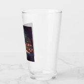Verre Petite ville de Noël 3 (Gauche)