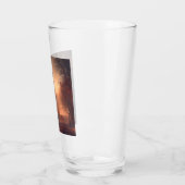 Verre Petite ville de Noël 4 (Gauche)